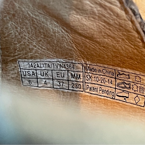 Vionic Alita Orthaheel Snake Print Leather Sandal Size 6 Tan - Picture 7 of 9